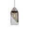 Besa Lighting Blink Cord Pendant, Trans. Smoke/Clear, Satin Nickel Finish, 1x60W Incandescent 1JT-BLINKSM-SN - alternate 1
